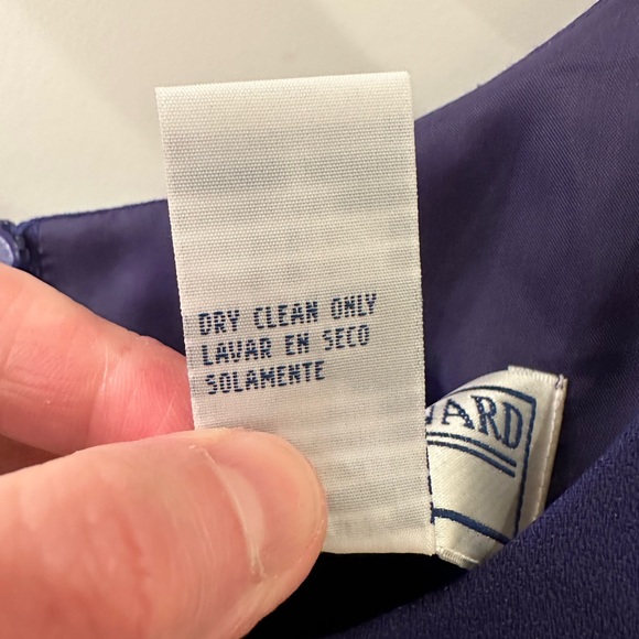 Jessica Howard 2 Piece Blazer Dress Set Size 4 Petite Sheath Dress Jacket Purple - Picture 16 of 16